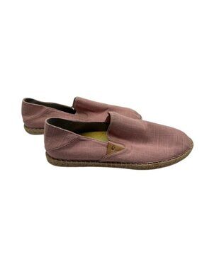 OluKai Kaula Pa'a Kapa Espadrille Shoes Rose Sea Salt Pink Slip On Women's 10